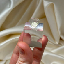 Load image into Gallery viewer, Faceted Libyan Desert Glass Heart Carving