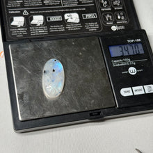 Load image into Gallery viewer, Rainbow Moonstone Cabochon with Tourmaline 34.7ct