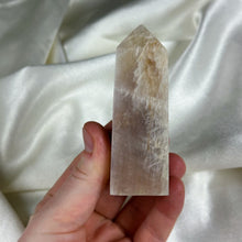Load image into Gallery viewer, Belomorite Sunstone with Moonstone Tower C (imperfect)
