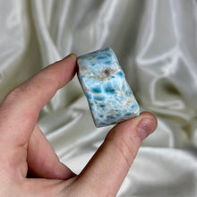 Load image into Gallery viewer, Half Polished Larimar Freeform
