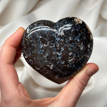 Load image into Gallery viewer, Gothic Sea Jasper Heart Carving