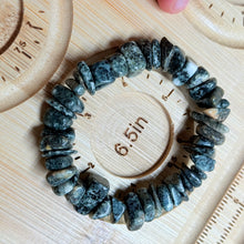 Load image into Gallery viewer, Bluestone aka Preseli Spotted Dolerite Stretch Bracelets from Wales (approx 6.5” fit)