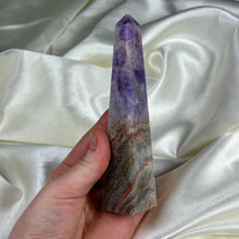 Load image into Gallery viewer, Amethyst x Agate Tower (6.3oz - imperfect)