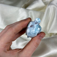 Load image into Gallery viewer, Larimar Turtle Carving E