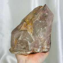 Load image into Gallery viewer, XXL Lithium x Chlorite Quartz Elestial “Castle” (4lb 1.8oz)