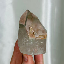 Load image into Gallery viewer, Lithium x Chlorite Quartz Partially Polished Tower H