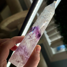 Load image into Gallery viewer, Gemmy Phantom Amethyst Tower with Rainbows (178g)