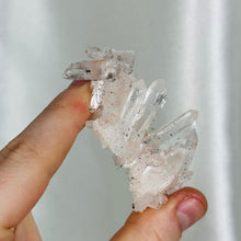 Load image into Gallery viewer, Pink Himalayan “Samadhi” Quartz Cluster with Anatase and Floating DT