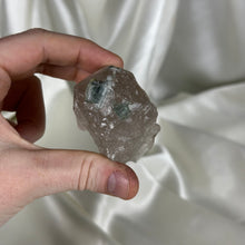 Load image into Gallery viewer, Blue Tourmaline on Smoky Quartz Specimen