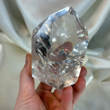 Load image into Gallery viewer, AA Clear Quartz Tower filled with Rainbows (1lb1.1oz)