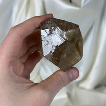 Load image into Gallery viewer, Partially Polished Elestial Citrine Freeform on Stand