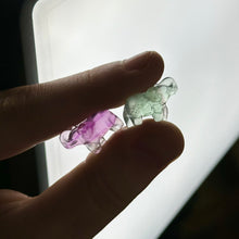 Load image into Gallery viewer, Rainbow Fluorite Elephant Carvings