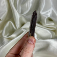 Load image into Gallery viewer, Gem Lepidolite Tower A (stands tilted)