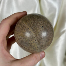 Load image into Gallery viewer, 1lb1.4oz Dendritic Jasper Sphere