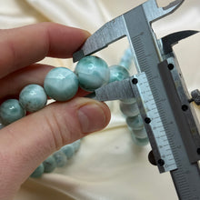 Load image into Gallery viewer, 20” Larimar Beaded Necklace