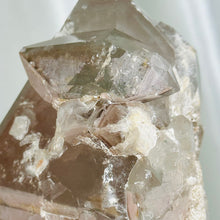 Load image into Gallery viewer, XL Lithium x Chlorite Quartz Partially Polished Tower with Floating DT (1lb 5oz)