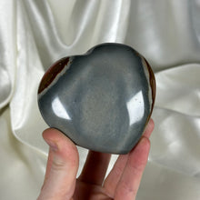 Load image into Gallery viewer, Dual-Toned Polychrome Jasper Heart Carving