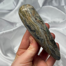 Load image into Gallery viewer, Sea Jasper Wand Carving J
