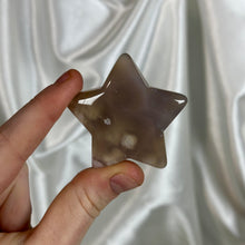 Load image into Gallery viewer, Flower Agate Star Carving C (imperfect)