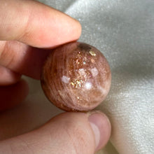 Load image into Gallery viewer, Rainbow Confetti Sunstone Sphere B