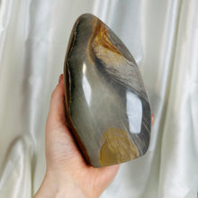 Load image into Gallery viewer, “Lava Lamp” XL Polychrome Jasper Freeform (2lb15oz)
