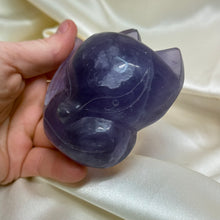 Load image into Gallery viewer, XL Fluorite Fox Carving