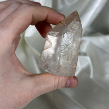 Load image into Gallery viewer, Partially Polished Hematite Quartz Tower C