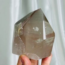 Load image into Gallery viewer, Lithium x Chlorite Quartz Partially Polished Tower E (1lb 1oz)