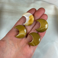 Load image into Gallery viewer, Mookaite Jasper Moon Carvings