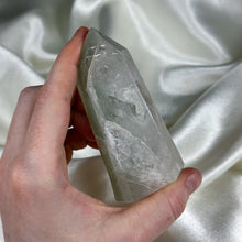 Load image into Gallery viewer, Partially Polished Chlorite Quartz Tower