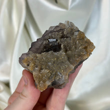 Load image into Gallery viewer, Cubic Fluorite Cluster with Calcite Teeth B