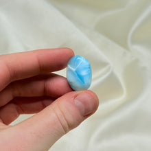 Load image into Gallery viewer, Top Quality Larimar Tumble with Amazing Chatoyancy C