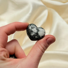 Load image into Gallery viewer, Bluestone aka Preseli Spotted Dolerite Heart Carvings from Wales