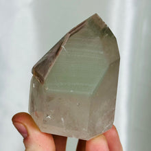Load image into Gallery viewer, Lithium x Chlorite Quartz Partially Polished Tower H