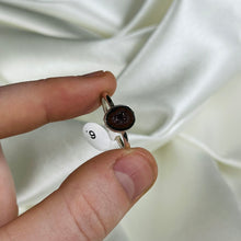 Load image into Gallery viewer, Size 6 Sterling Silver Druzy Agate Geode Ring