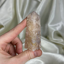 Load image into Gallery viewer, Pink Amethyst x Flower Agate Tower B