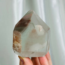 Load image into Gallery viewer, Lithium x Chlorite Quartz Partially Polished Tower G (13.4oz)