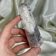 Load image into Gallery viewer, Pink Amethyst x Flower Agate Tower A