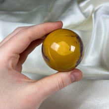 Load image into Gallery viewer, Bright Yellow Mookaite Sphere