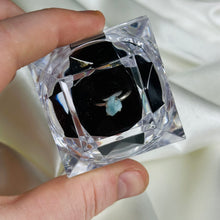 Load image into Gallery viewer, Size 4 Sterling Silver Larimar Ring