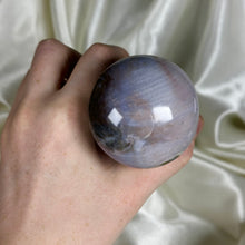 Load image into Gallery viewer, XL Pastel Sea Jasper Mushroom Carving A