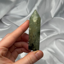 Load image into Gallery viewer, Prehnite with Epidote Tower A