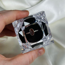 Load image into Gallery viewer, Size 7 Sterling Silver Druzy Agate Geode Ring C