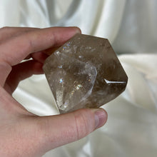 Load image into Gallery viewer, Rainbow-Filled Smoky Citrine on Stand