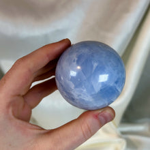 Load image into Gallery viewer, Blue Calcite Sphere A (10oz)