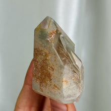 Load image into Gallery viewer, Lithium x Chlorite Quartz Partially Polished Tower A