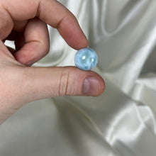 Load image into Gallery viewer, Turtle-back Pattern Chatoyant Larimar Sphere A