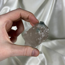 Load image into Gallery viewer, Blue Tourmaline on Smoky Quartz Specimen