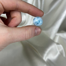 Load image into Gallery viewer, Turtle-back Pattern Chatoyant Larimar Sphere A