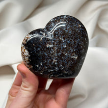 Load image into Gallery viewer, Gothic Sea Jasper Heart Carving